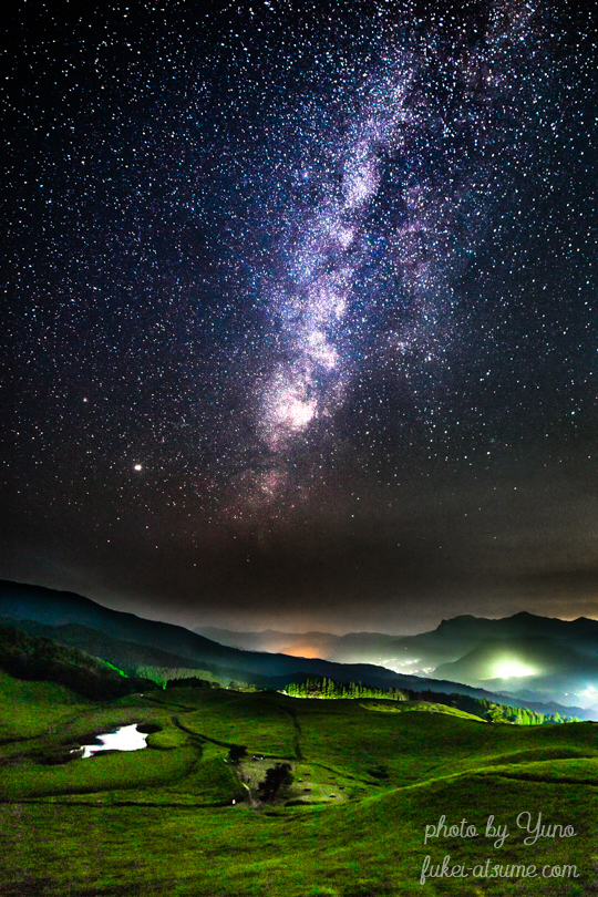奈良・曽爾高原・星空・天の川・星景